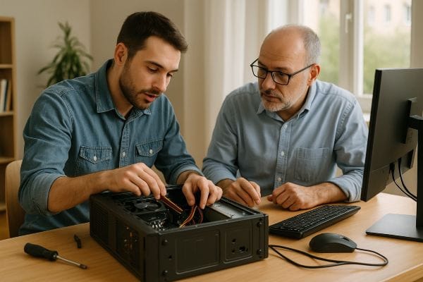 illustration assistance informatique Dev&Tech